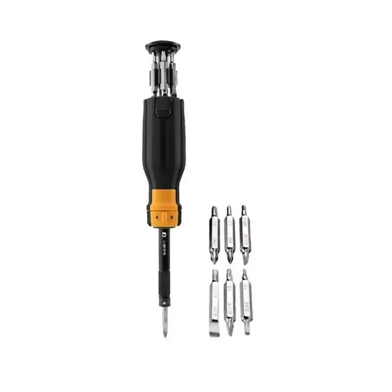 

Happy New- TB-H5-MR-11 7/14-Bit Screw Ratchet Driver Hand Tool Defective Parts- Made Of S2 Steel, Sold Individually