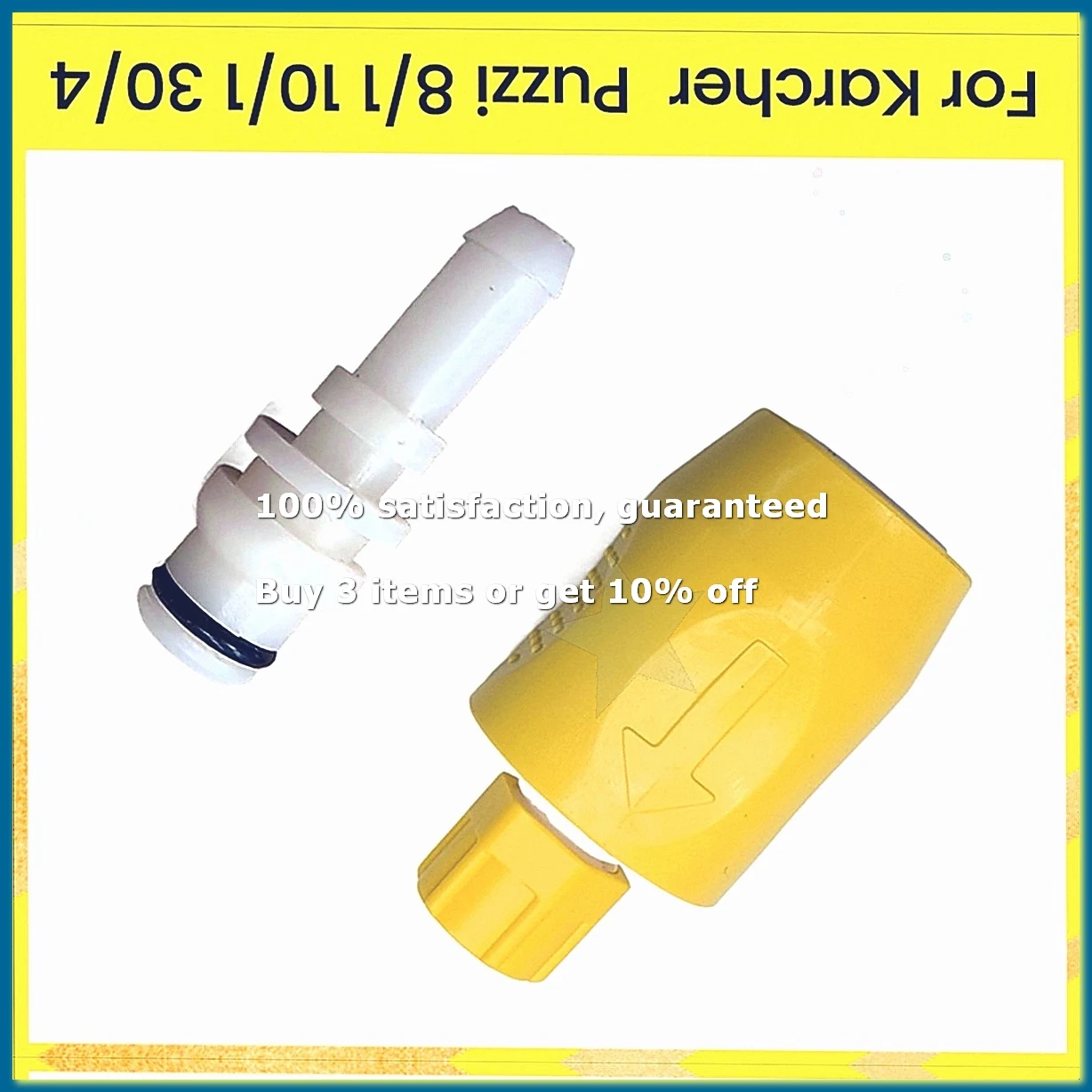 Hose Connector Kit for PUZZI 8/1 10/1 30/4 Replacement Connector Easy Installation Parts 4.446-023.0-A49I