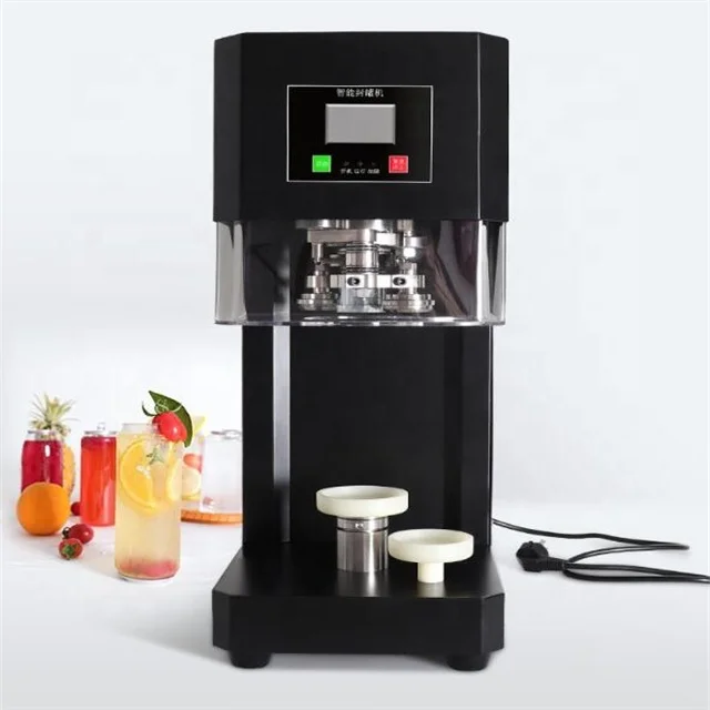 

Automatic Sparkling Water Tin Aluminium Can Seamer PET Beverage Can Sealing Machine