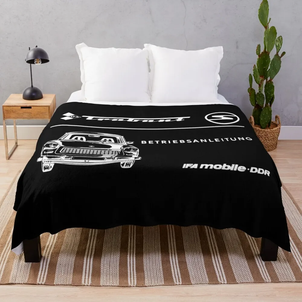 TRABANT - OWNERS HANDBOOK Throw Blanket Tourist sofa bed Loose Blankets