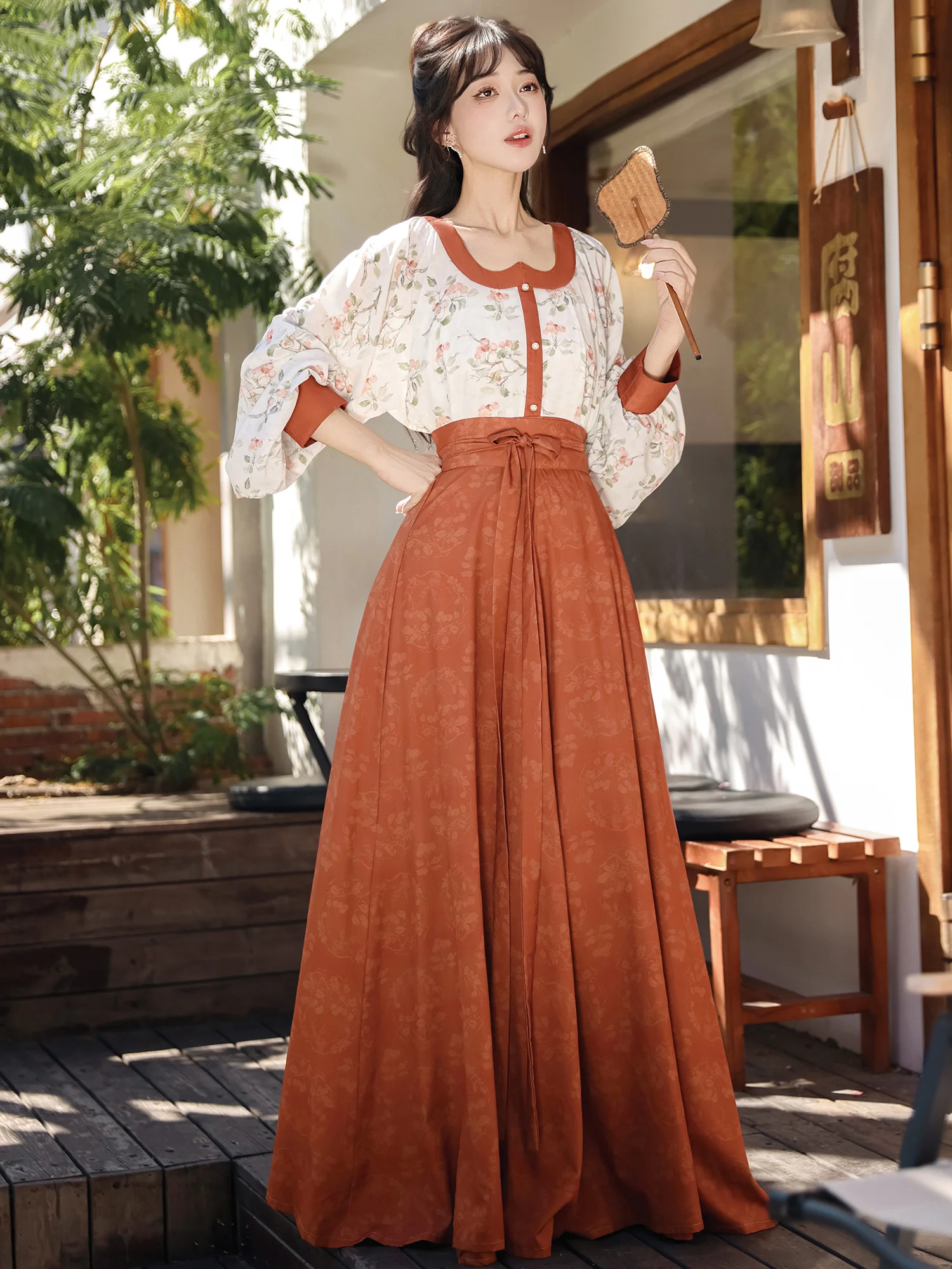 

Оригинальный женский комплект Ханьфу Xianchuxi: стройнящий, повседневный, весенне-летний наряд в стиле Хань