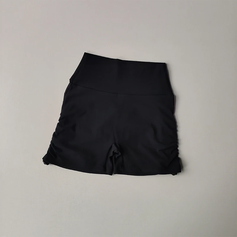 Hüftstraffende Fitness-Shorts für Frauen mit Erhöhter Hüfte, Hoher Taille, Bauchkontrolle, für Outdoor-Läufe, Dreipunkt-Yoga-Hotpants – Detail 8