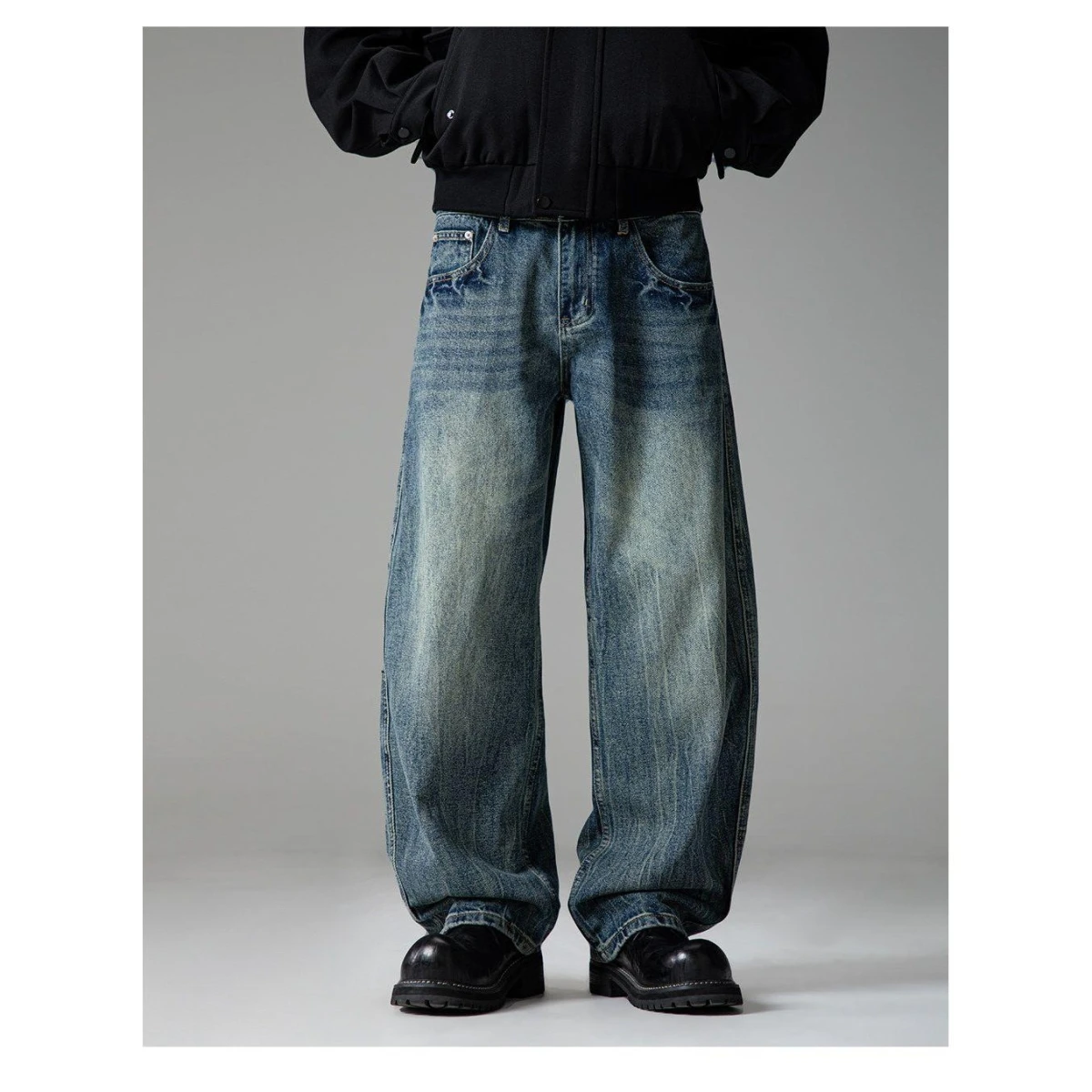 

Мужские джинсы в стиле хип-хоп с буквенным принтом, модные длинные брюки в уличном стиле, весенне-летние повседневные свободные брюки из хлопка и полиэстера