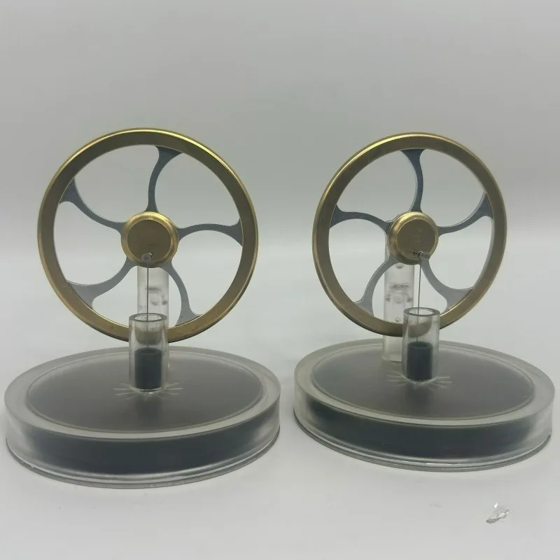 

Модель двигателя, крышка чашки с термоэнергией, прозрачная игрушка из нержавеющей стали с внешним сгоранием, обучающий подарок, высокоскоростное вращение