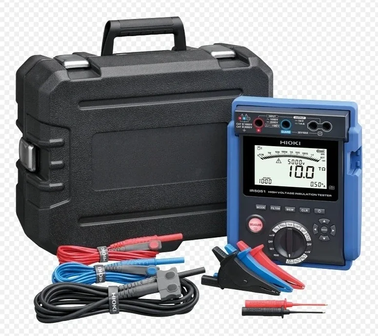 Wireless Set of Electronic Insulation Resistance Meter IR5051-90  Equipped with a Dedicated Range for PV