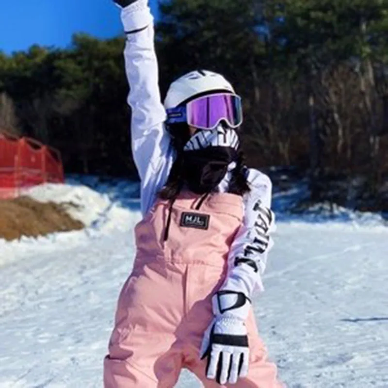 Skiing Men's And Women's Waterproof, Flawless, Wear-Resistant, Sealed Micelle Leg Straps, Skiing Cotton Pants