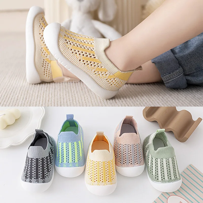 Baby Walking Shoes Soft Sole Summer New Children's Shoes Ultra Light, Handsome, Odor Resistant Baby Indoor Anti slip Shoes and S