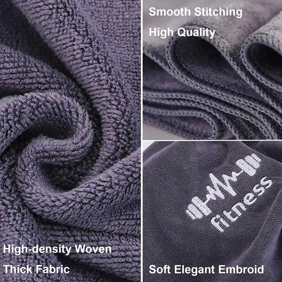 1-teiliges Fitness-Handtuch, Unisex-Sporthandtuch aus Mikrofaser, superweiches und schnell trocknendes Handtuch, geeignet für Tennis, Yoga, Radfahren, Schwimmen – Detail 5