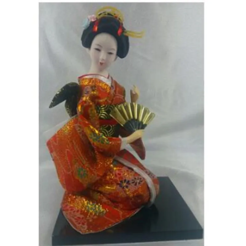 2025 ญี่ปุ่น Geisha Miniatures ตุ๊กตา Squat สไตล์ญี่ปุ่นชาติพันธุ์กิโมโนตุ๊กตาสําหรับสาว Handmade Design หัตถกรรม ZL219