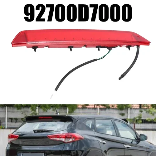 Imagen 2 del producto Lámpara trasera de 12V, lente roja, luz de freno de alto nivel para Hyundai Tucson 2015-2018 92700-D7000 Luz de parada
