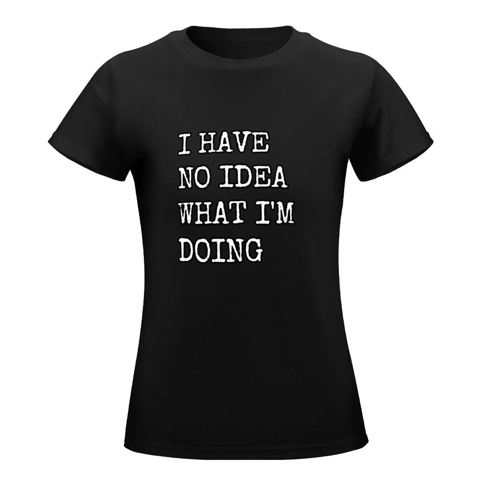 I don't know what IM Doing T-Shirt animal print shirt for girls korean fashion cat shirts for Women