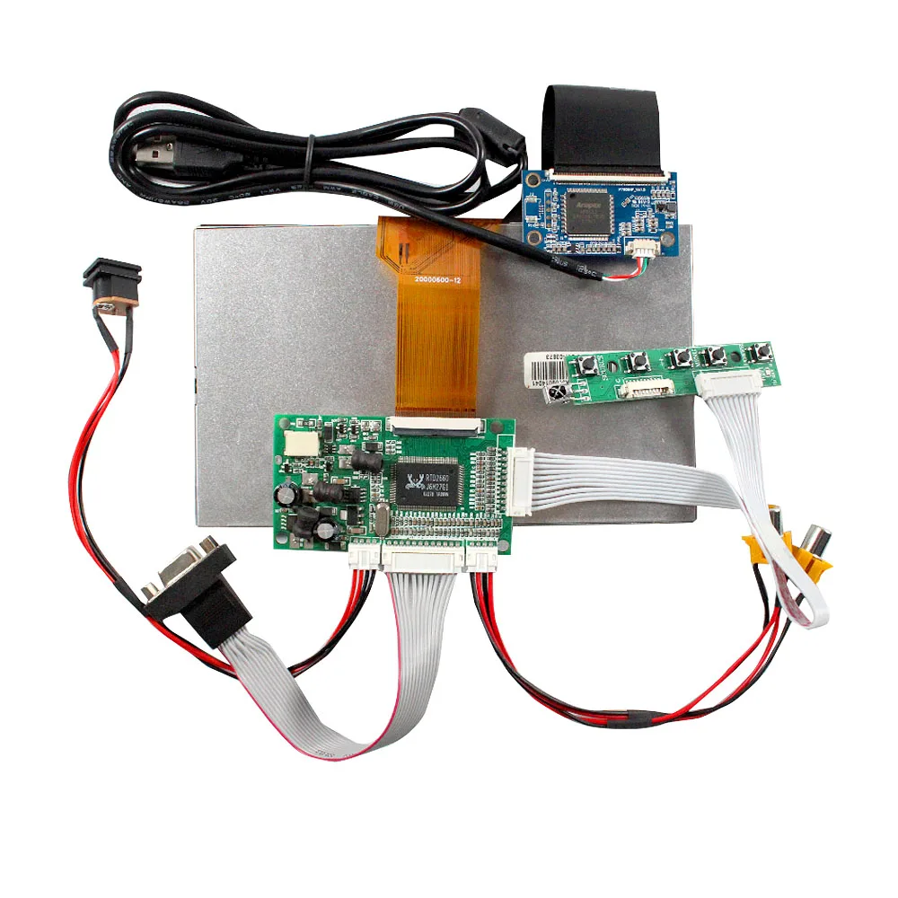 VGA AV плата ЖК-контроллера 7 дюймов 800X480 AT070TN92 емкостный сенсорный ЖК-дисплей