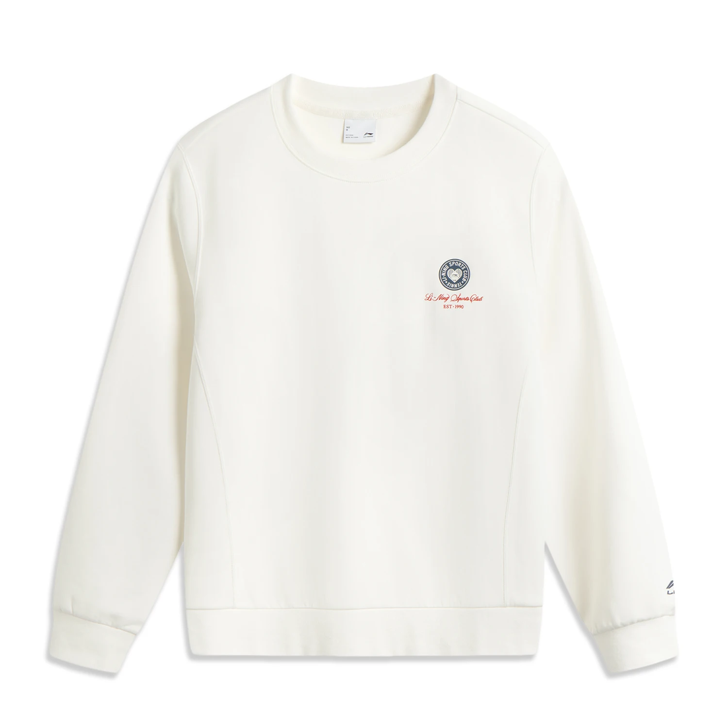 Li-Ning Women Sports Style Sweatshirts Long Sleeve AT DRY BASE Comfortable Round Neck LiNing Leisure Pullover AWDV536