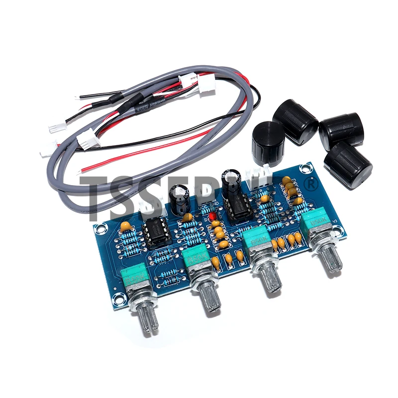 XH-A901 NE5532 Tone Board preamp Pre-amp With treble bass volume adjustment pre-amplifier Tone Controller For amplifier Board