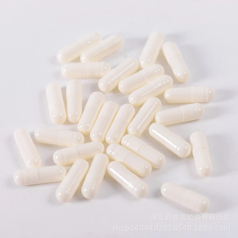 100PCS/Bag Standard Size Empty Capsules Gelatin 7colors Capsules Hollow Hard Gelatin Seperated Joined Capsules