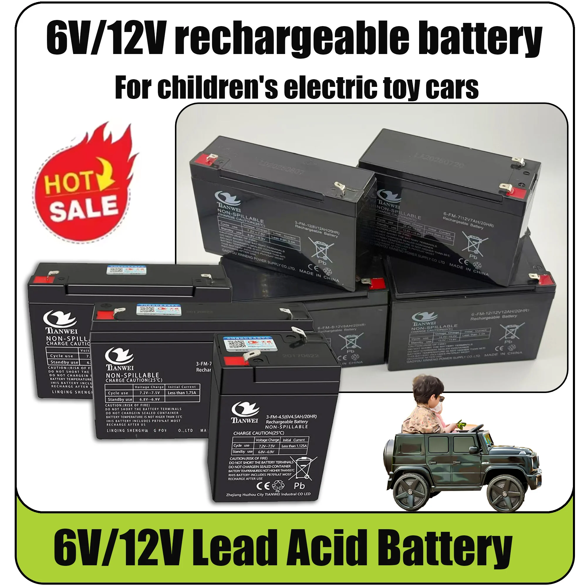 6V/12V Children's E…