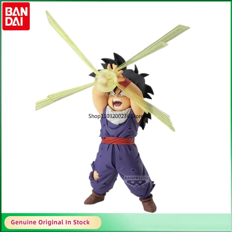 BANDAI Original GxMateria Dragon Ball Z Son Gohan Ver.3 Action Figure Desktop Ornaments Model Collectibles