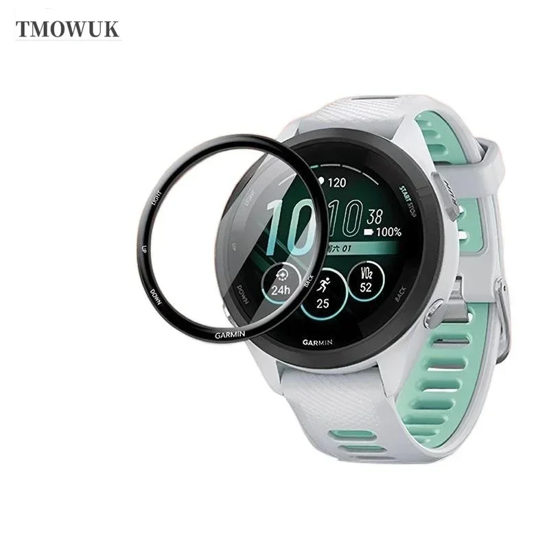 For Garmin Forerunner 57 945 955 965 970 42mm 47mm - Anti-Scratch 3D Curved PMMA Soft Flexible Screen Protective Film, Full Cove