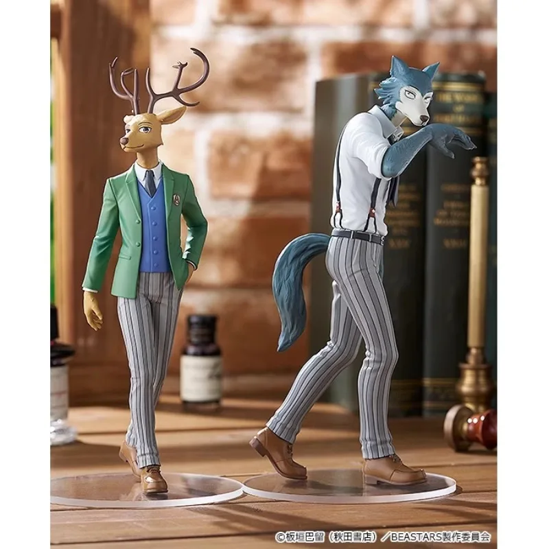 Original Genuine POP UP BEASTARS Louis Legoshi 19cm Authentic Collection Model Animation Character Toy