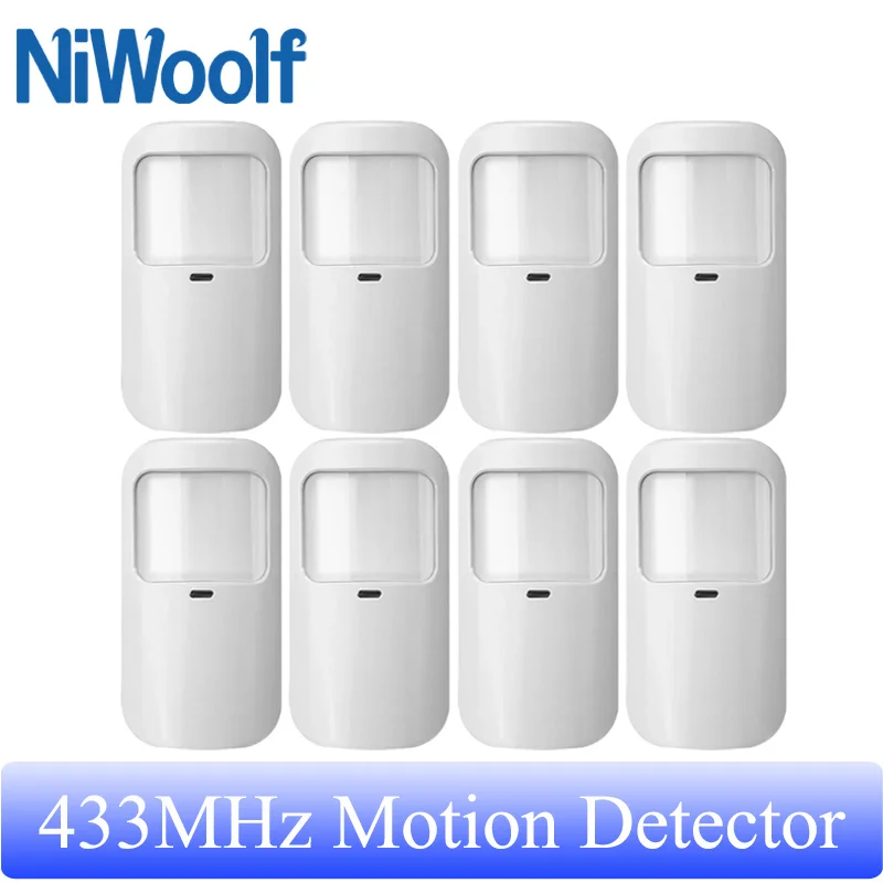 433MHz Wireless Infrared Detector Below 10kg PET Immune Wireless 1527 Code For Our Wifi / GSM / PSTN Home Security Alarm