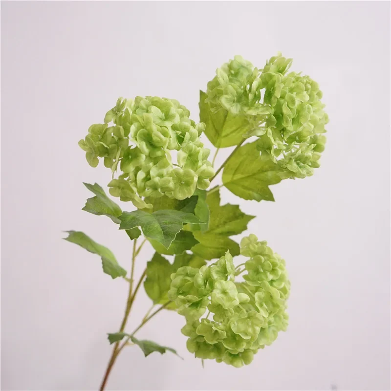 5Pc Moisturizing 3head Latex Hydrangea Artificial Flowers Real Touch Flowers Wedding Backdrop Home Decor Party Floral Hydrangea