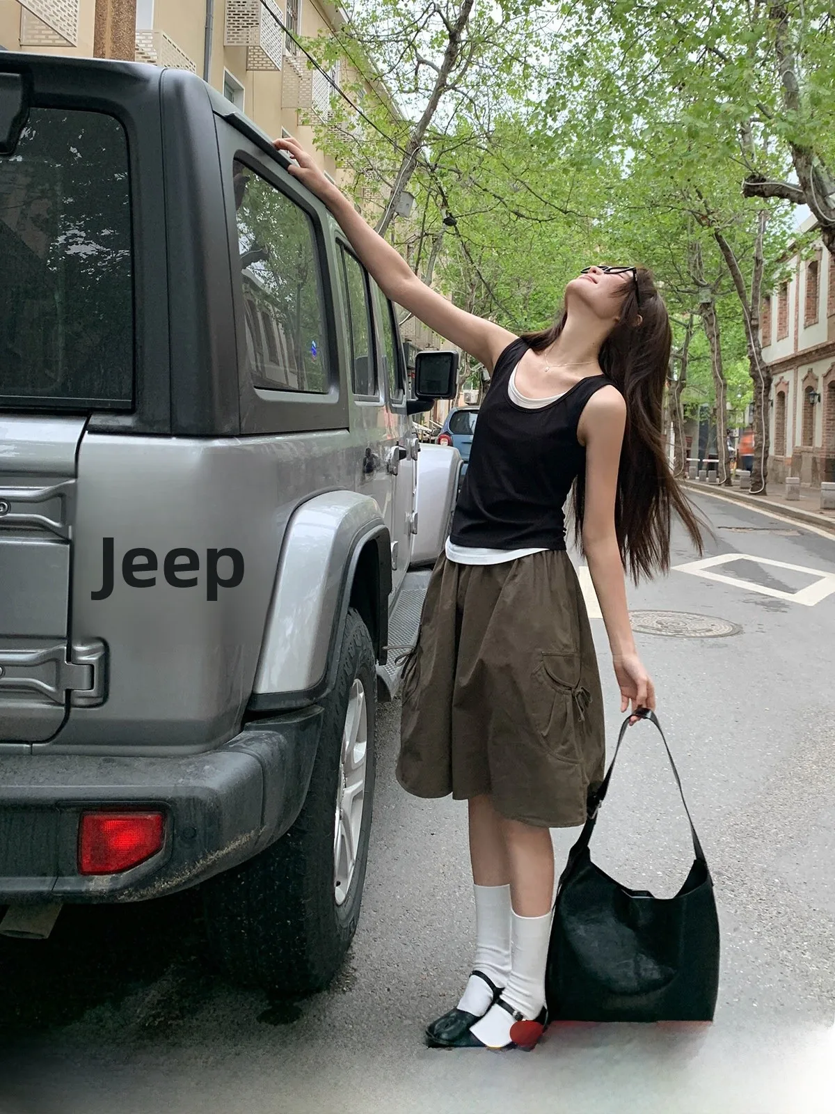 

Новая летняя женская юбка-миди A-силуэта с бантом, из хлопка, с высокой талией, для офиса и повседневной носки