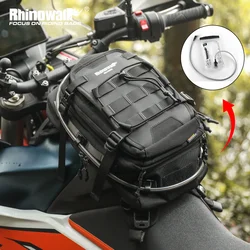 Rhinowalk Motorcycle Tank Bag Backpack Set With 1.5L Water Bladder 9L Multi Compartment Backpack Hidden Raincover MOLLE