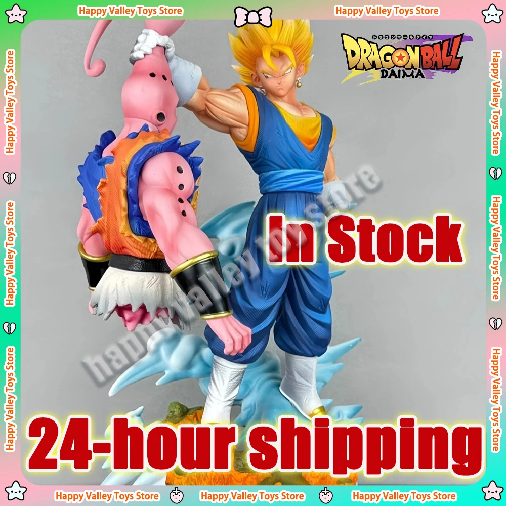 

New Dragon Ball Anime Figure CS Vegito VS Buu Action Figure GK Scene Statue Animation Decoration Model Toys Children Custom Gift