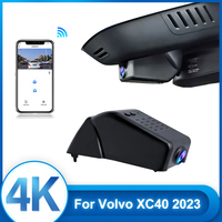 4K 2160P New Plug and Play Installation Car DVR Wifi Dashcam Dual Lens Camera For Volvo XC40 Pure Electric 2021 XC40 Fuel 2023