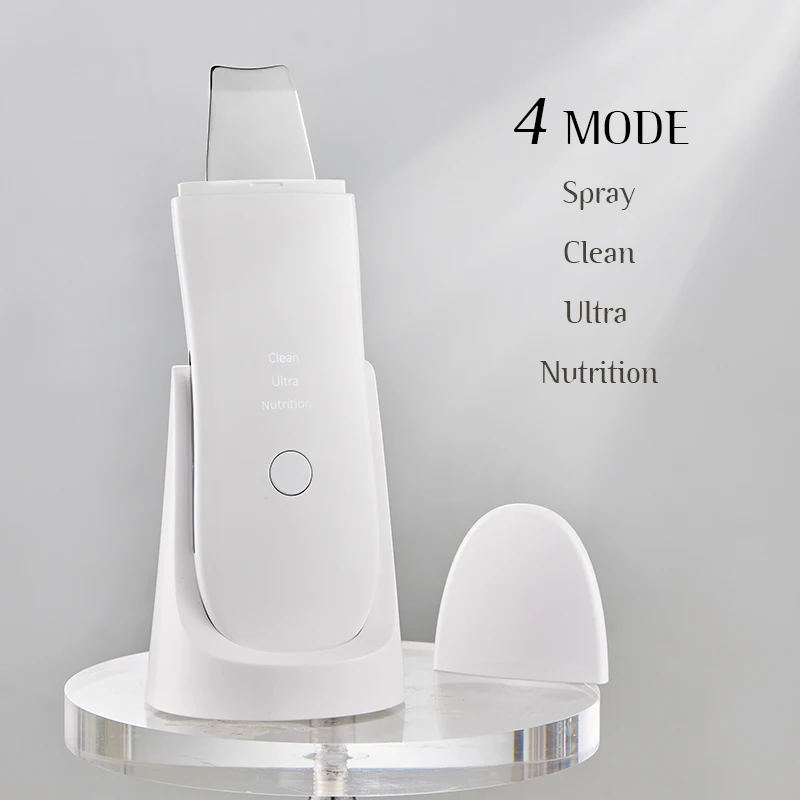 LESEN – grattoir de peau ultrasonique, Machine de nettoyage en profondeur, 4 modes avec lumière bleue de 430mm, Machine de Lifting du visage, nettoyeur ultrasonique des Pores