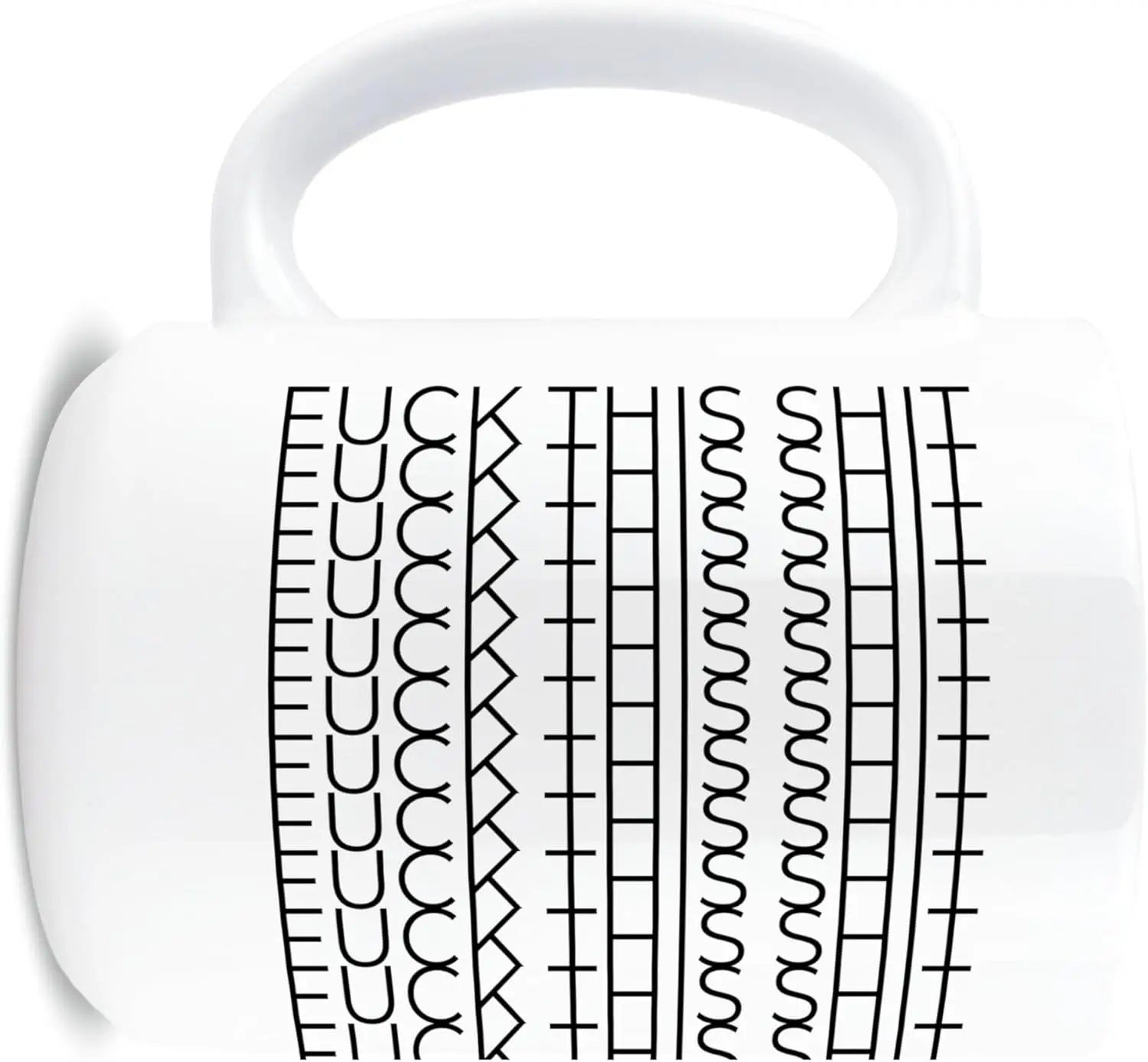 Hidden Message Coffee Mugs for Fathers Day, 15 Oz Ceramic Cup, Funny Fathers Day Mugs for Dad