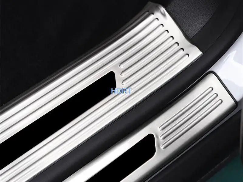 For Changan Deepal S7 S07 2023 + Car Styling Accessories Rear Trunk Bumper Guard Protector Door Sill Welcome Pedal Tread Plate