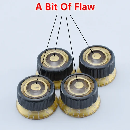 Imagen 2 del producto Un Bit Of Flaw 18-Spilnes, perilla de Control de sombrero de volumen de tono de guitarra eléctrica acrílica para IBZ