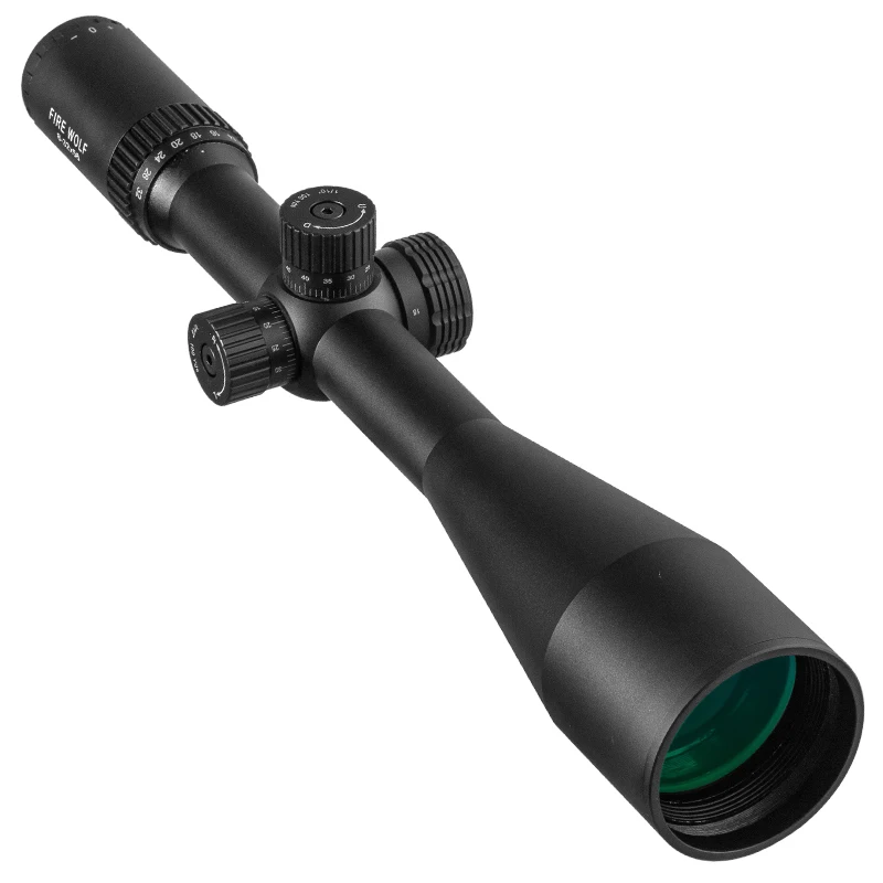 FIRE WOLF Tactics 8-32X56 Rifle Scope Side Optics Focus Hunting And Outdoor Use Riflescope Telescope High magnification Sniper