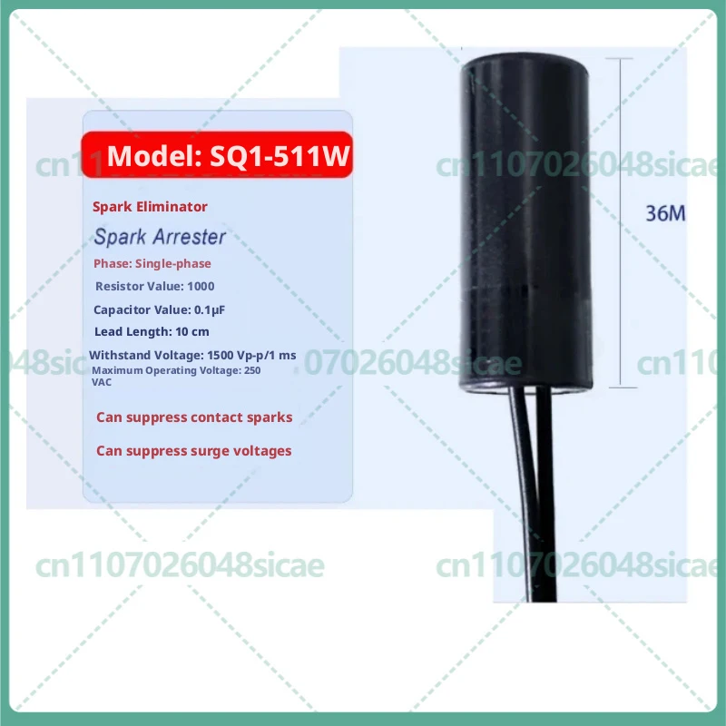 5-25pcs FOR FOTEK SQ1-511W 550VAC 0.1μF 100Ω Single Phase Spark Killer Snubber Surge Suppressor