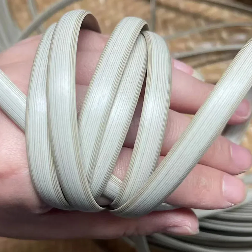 500 جرام بولي ايثيلين التدرج شقة الاصطناعية الروطان اليدوية النسيج حبل إصلاح الأثاث أريكة تتحول لسرير كرسي الجدول سلة المواد