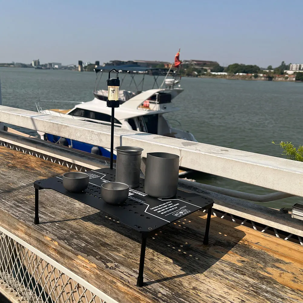 

Outdoor IGT Modular Table Multifunctional Folding BBQ Table Aluminum Alloy Foldable IGT Table for Travel Patio Cooking