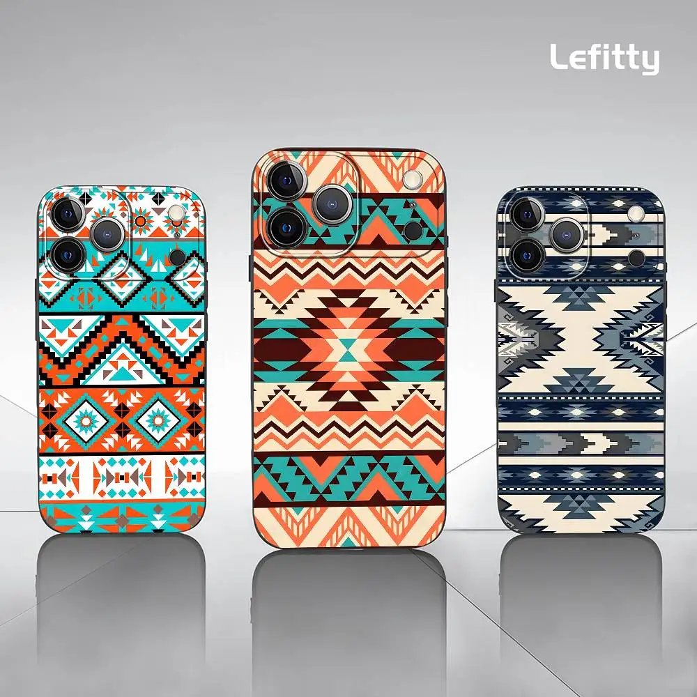 الأزياء بوهيميا اللوحة حالة الهاتف آيفون 17 16 15 14 13 12 11 برو ماكس زائد البسيطة الأسود متجمد لينة شل فوندا #2