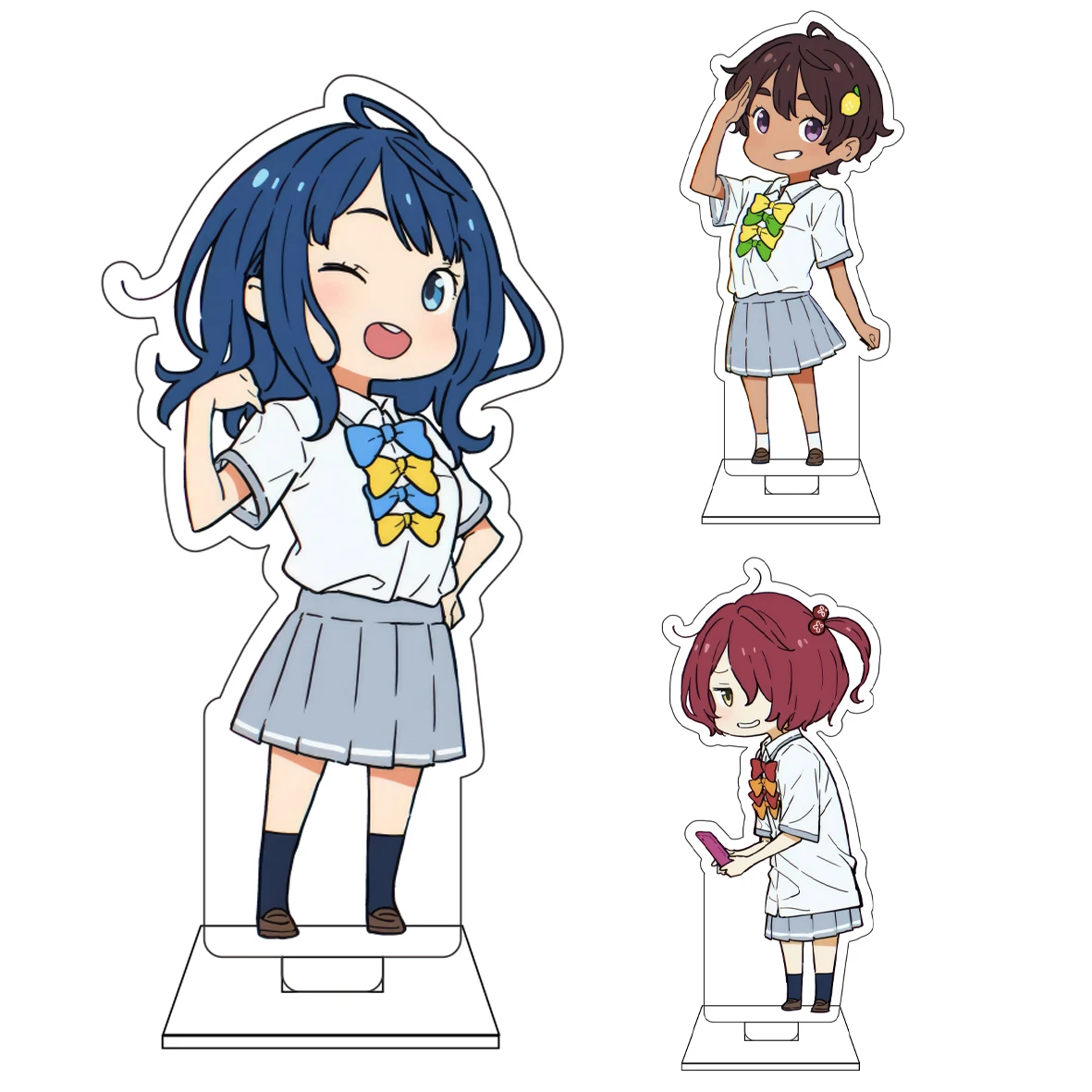 Figura de Anime de 10 cm: ¡Demasiadas Heroínas Perdidas! Figura Acrílica Decorativa de Anna Yanami, Adornos y Regalos para Cosplay