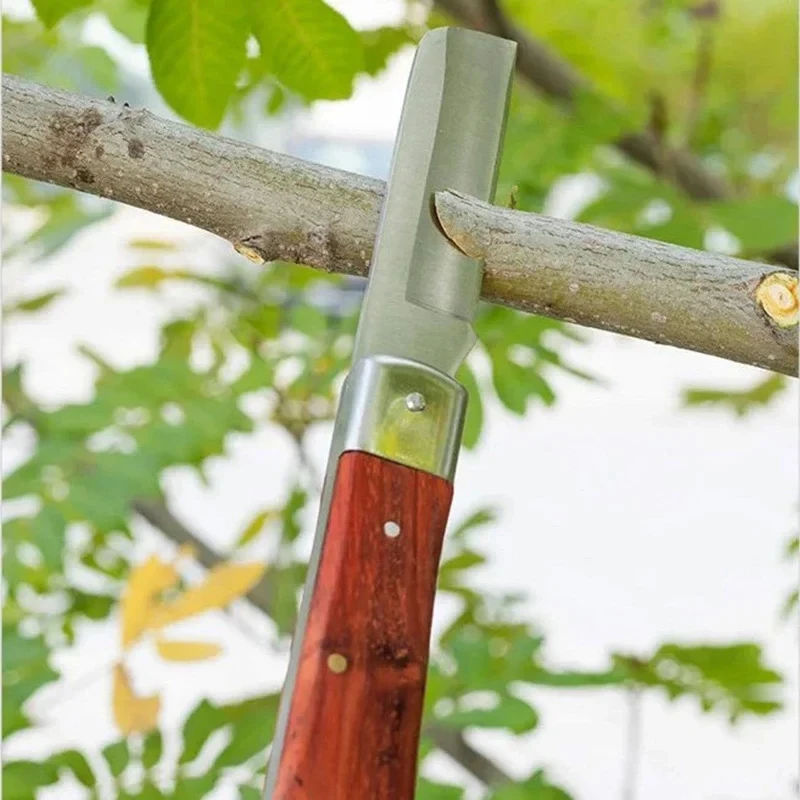 New Foldable Grafting Knife 4Cr14 Gardening Pruning Knife Tools Bonsai Grafting Pruning Hand Cutting Pruning Seedling Tree Knife