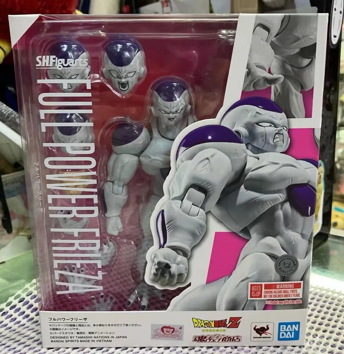 In Stock Original BANDAI SHF Dragon Ball Z Frieza Full Power Configuration PVC Anime Figure Action Figures Model Toys