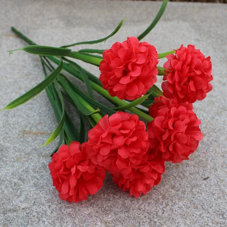 1 stücke 7-köpfe Künstliche Blume Simulation Hortensien Blume Zwiebel Ball Geformt Hochzeit Im Freien Hause Dekoration Fotografie Requisiten – Detail 9