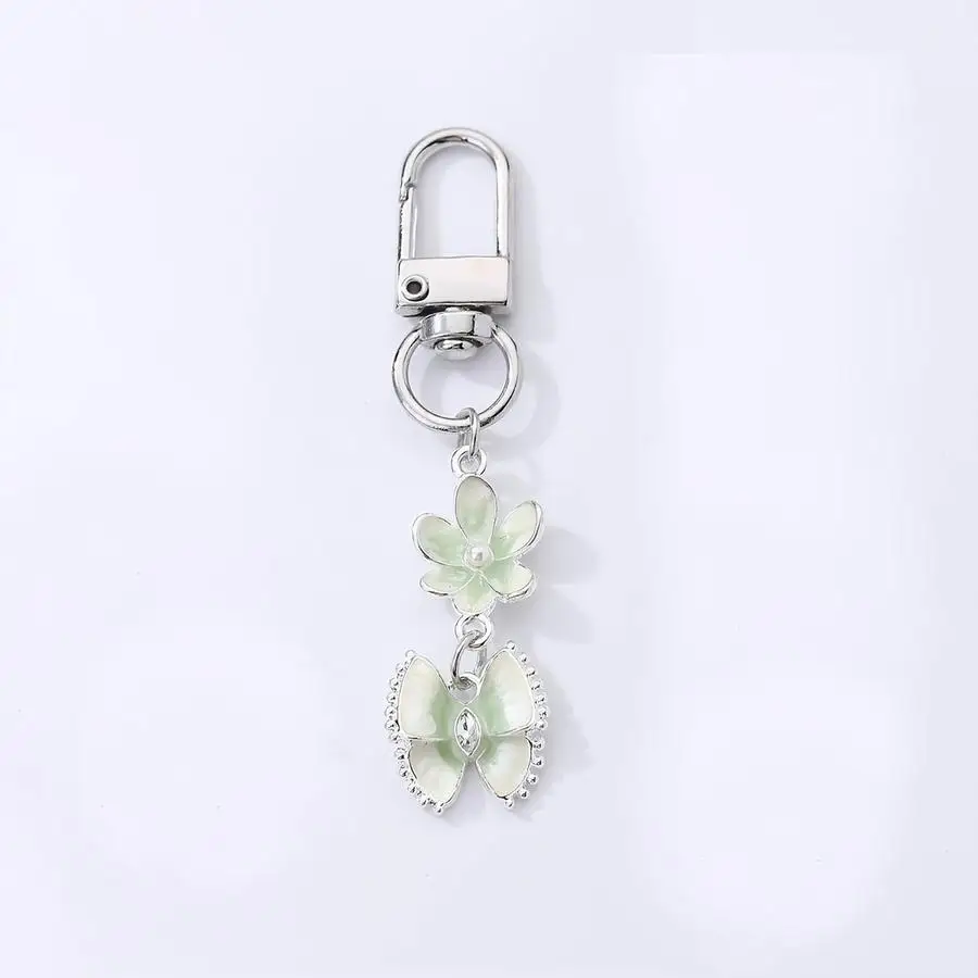 1/5/10/20/50/100pcs Butterfly and Flower Pendant with Dripping Enamel—Brand New, 1 piece, Exquisite Niche Charm, Forest-Style Pu