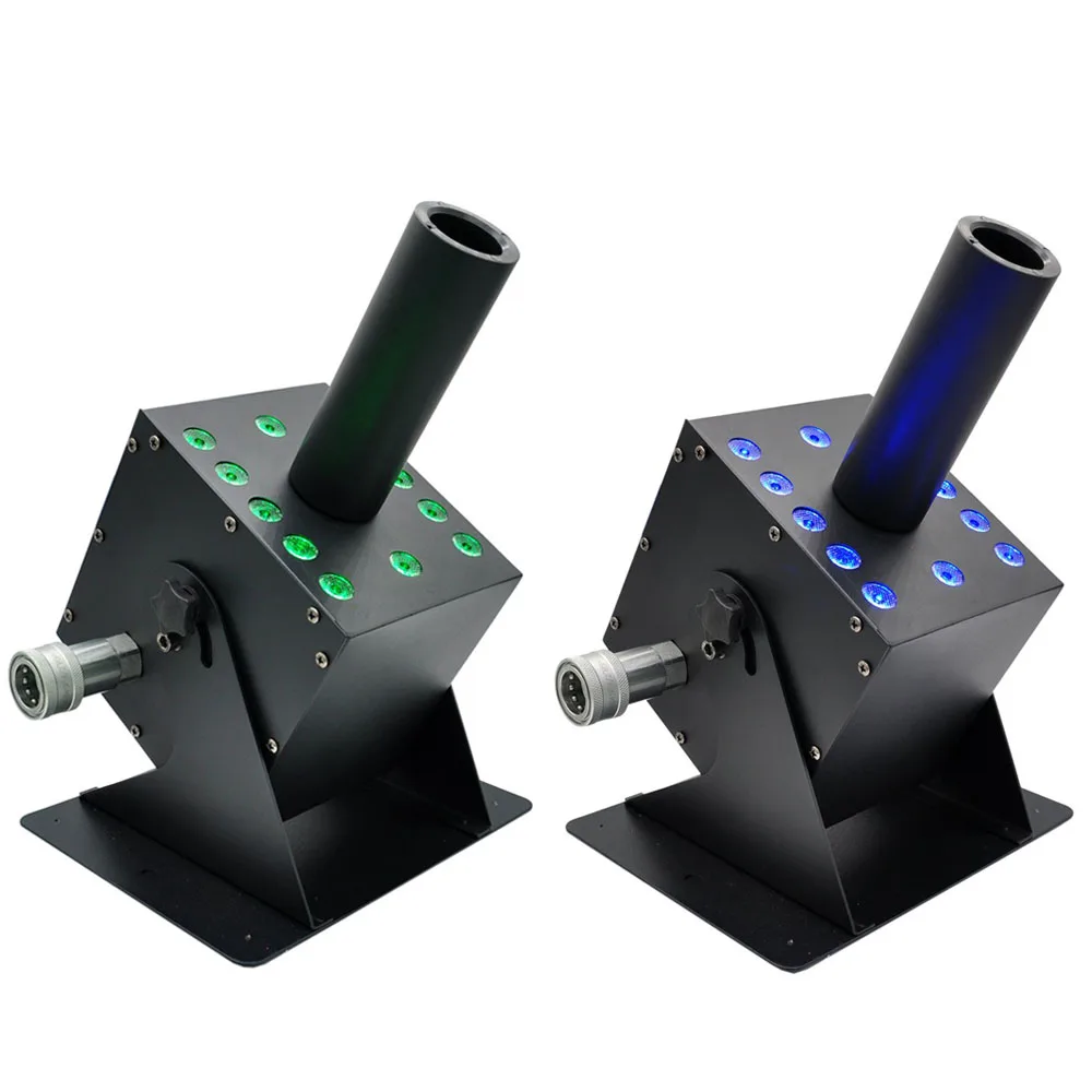 RGB 3IN1 LED CO2 Swing Jet Machine Cryo Carbon Dioxide with DMX512 and Remote Control Moving Head Spray Smoke Cannon Machine