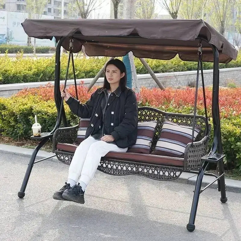 

Swing, Courtyard Chair, Rocking Outdoor Wrought Iron Hammock, Home Balcony, Terrace, Double Bassinet, Hanging Chair