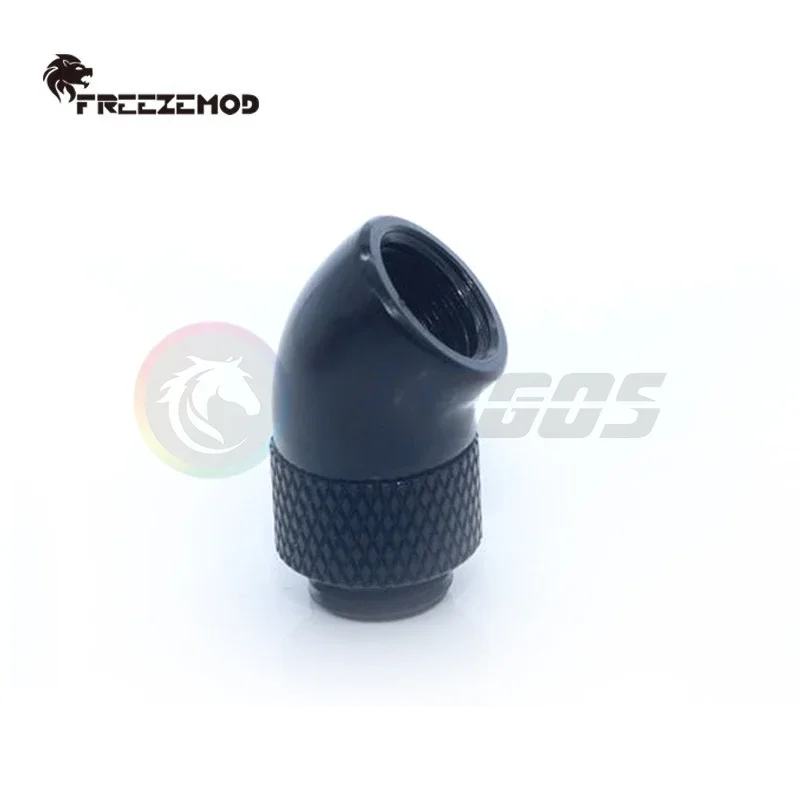 360°Rotating Elbow Fitting Reversing Joint 45°Right Angled Connecting,For Water Cooling Hard Pipe Building,XZWT-J45