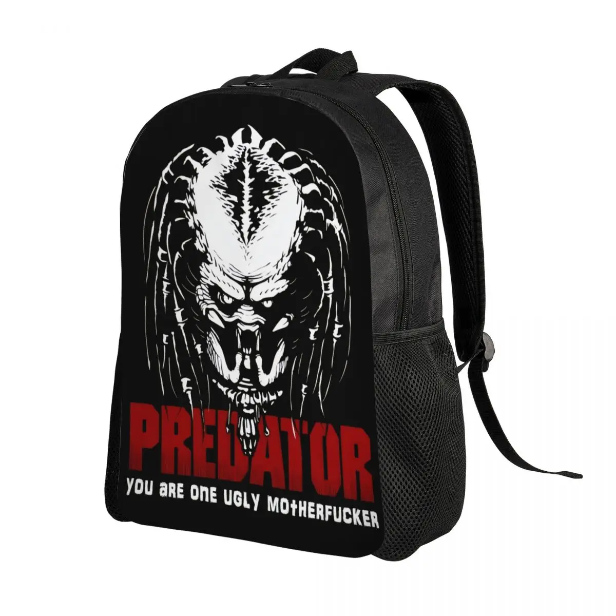 Alien Predators Horror Backpacks for Women Men College School Student Bookbag Fits 15 Inch Laptop Science Fiction Comics Bags