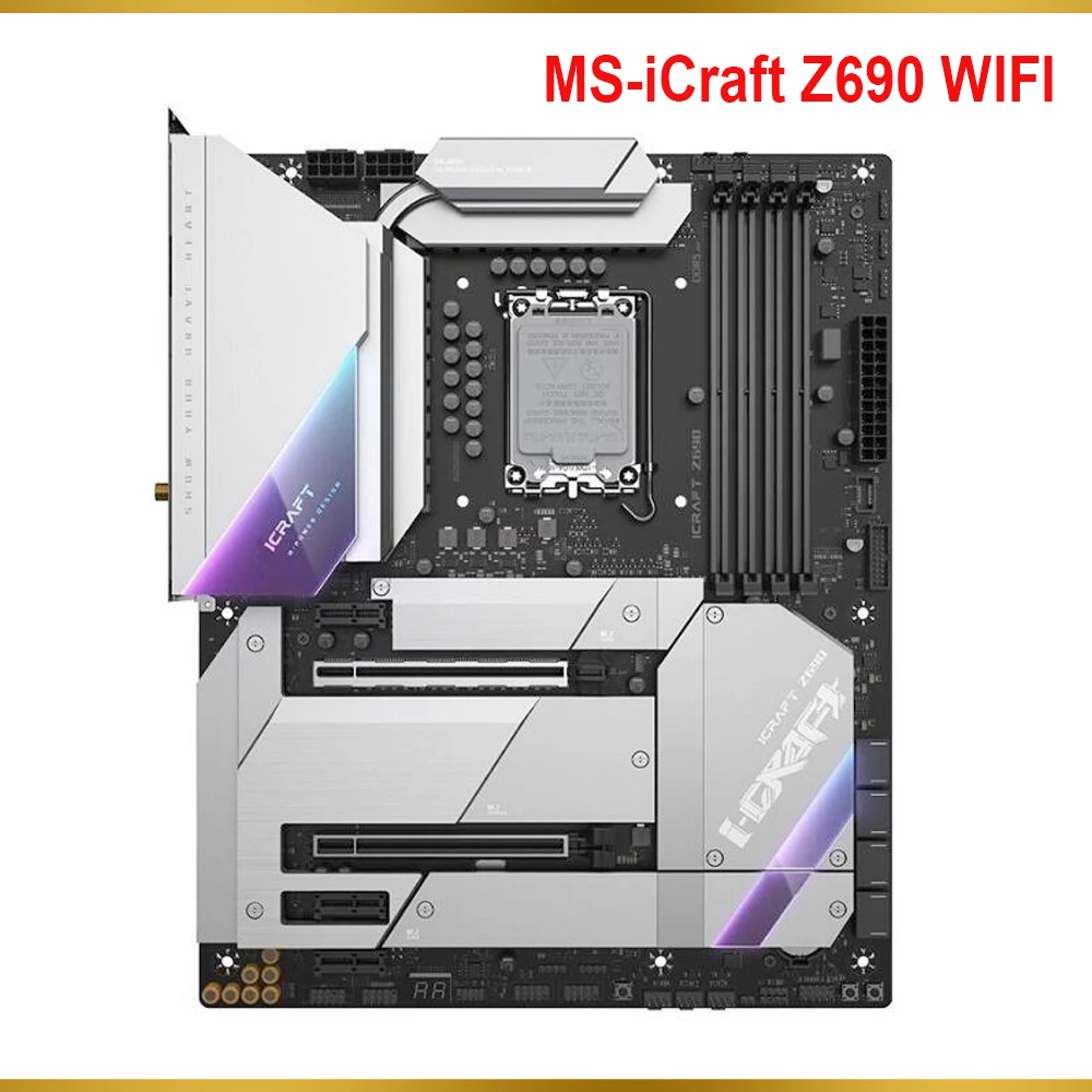 

Материнская плата LGA 1700 4 * DDR5 128 ГБ Z690 ATX SATA III для MAXSUN MS-iCraft Z690 WIFI