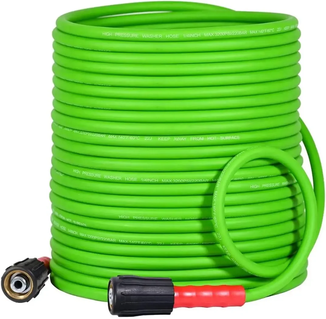 Super Flexible Pressure Washer Hose 100FT 1/4