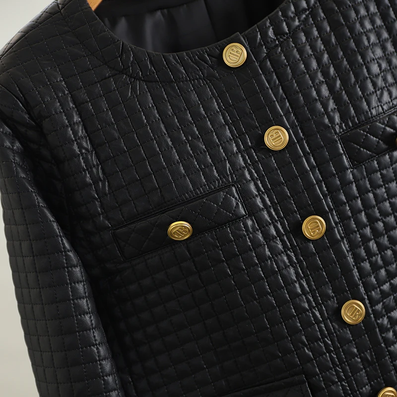 Bella ronde Ne Plaid ort jas dames herfst bovenkleding button-up casual Sle vezelmateriaal lang Sve ademend